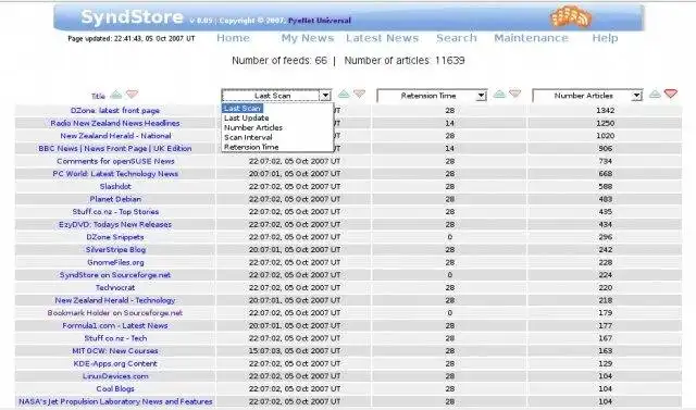 Download web tool or web app SyndStore