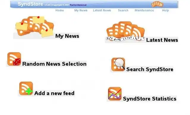 Web aracını veya web uygulamasını indirin SyndStore