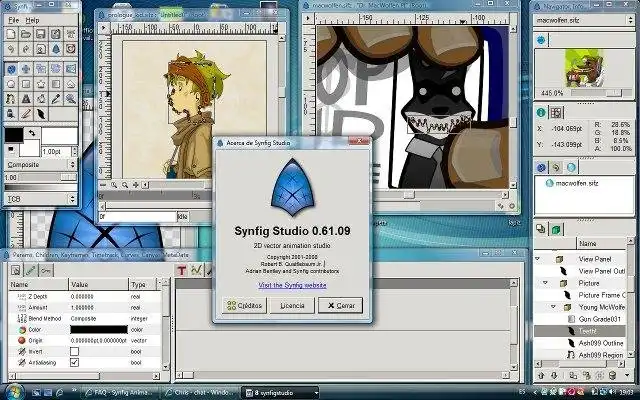 Mag-download ng web tool o web app Synfig