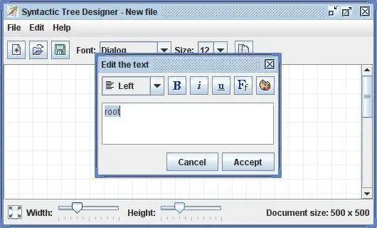 Download web tool or web app Syntactic Tree Designer to run in Windows online over Linux online