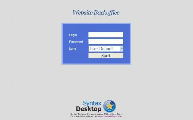 Download webtool of webapp Syntax Desktop