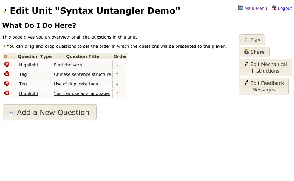 Download web tool or web app Syntax Untangler