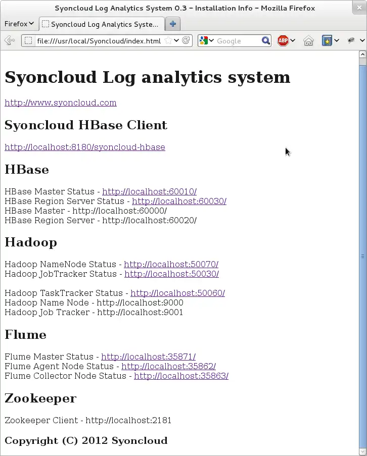 Unduh alat web atau aplikasi web Syncloud