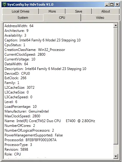 Download web tool or web app SysConfig