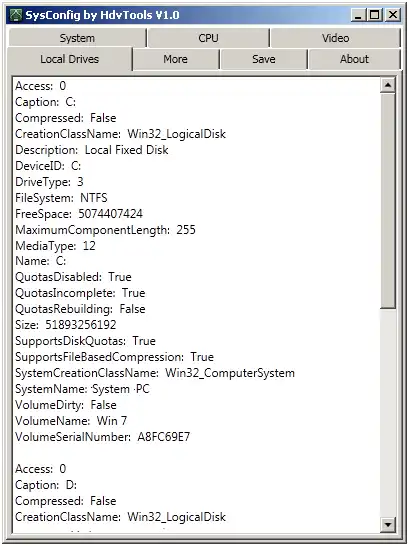 Download web tool or web app SysConfig