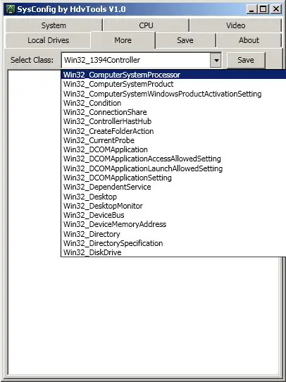 Download web tool or web app SysConfig