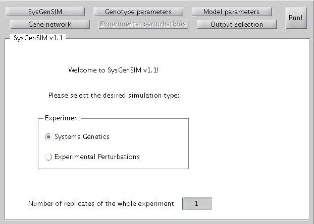 Descargar herramienta web o aplicación web SysGenSIM