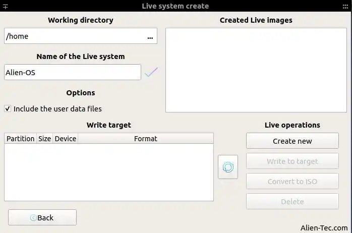 Download web tool or web app Systemback 2