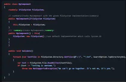 Web aracını veya web uygulamasını indirin System.IO.Abstractions