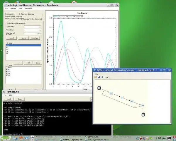 قم بتنزيل أداة الويب أو تطبيق الويب Systems Biology Software Project لتشغيله في Linux عبر الإنترنت