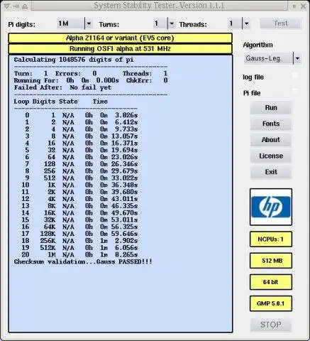 Завантажте веб-інструмент або веб-програму System Stability Tester для запуску в Linux онлайн