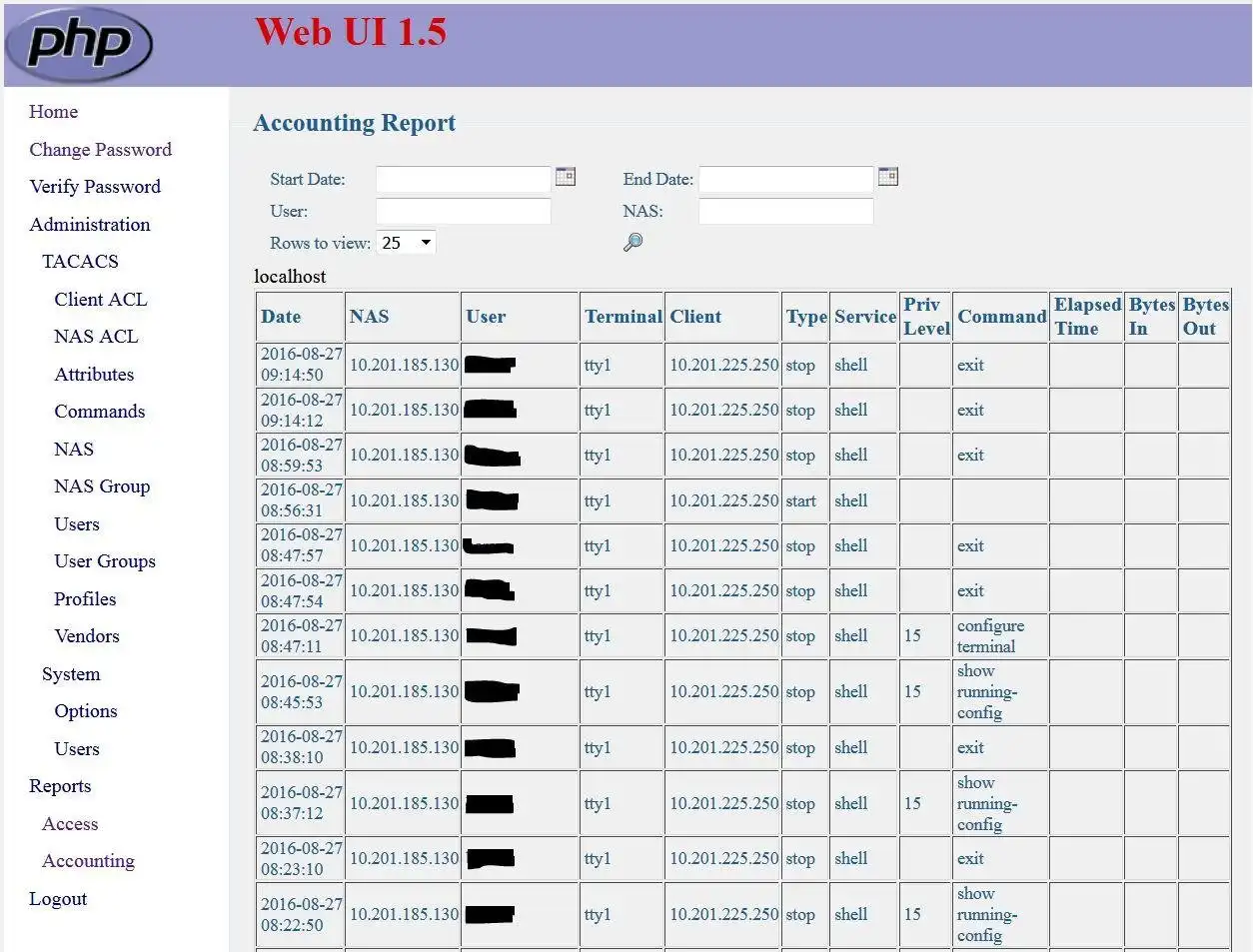 Download web tool or web app TAC-PLUS