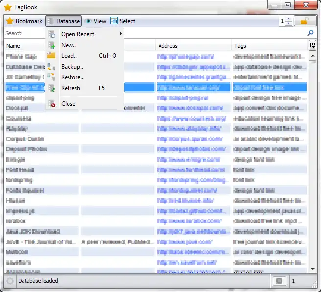 Download web tool or web app TagBook