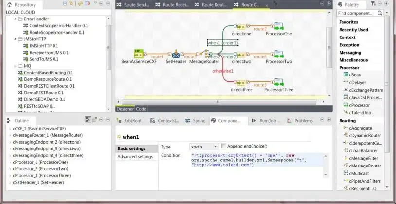 ESB용 웹 도구 또는 웹 앱 Talend Open Studio 다운로드