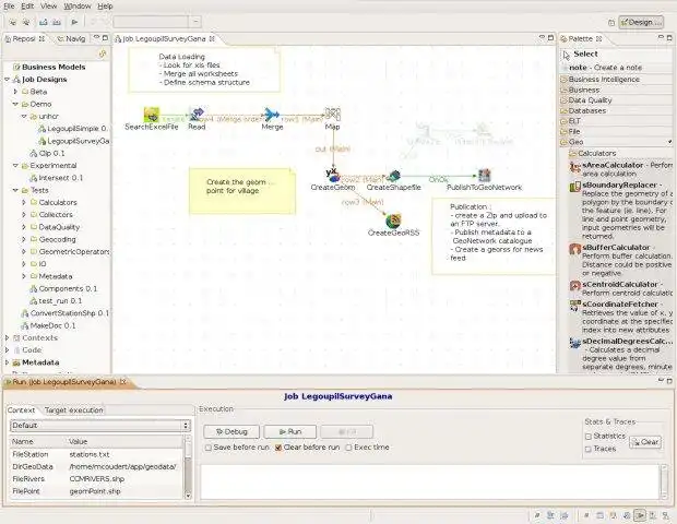 Download web tool or web app Talend Spatial Module to run in Linux online