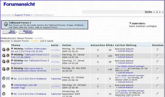 قم بتنزيل أداة الويب أو تطبيق الويب Talkboard Forum