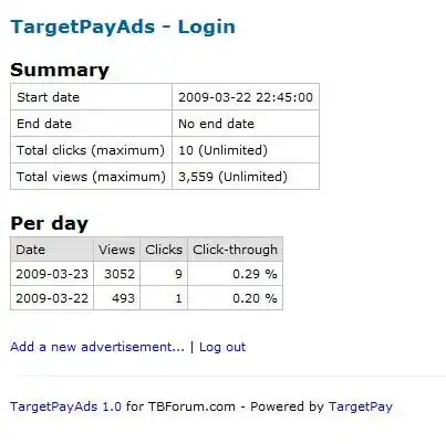 Download web tool or web app TargetPayAds