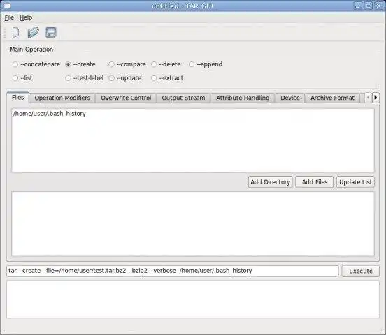 Download web tool or web app TAR GUI