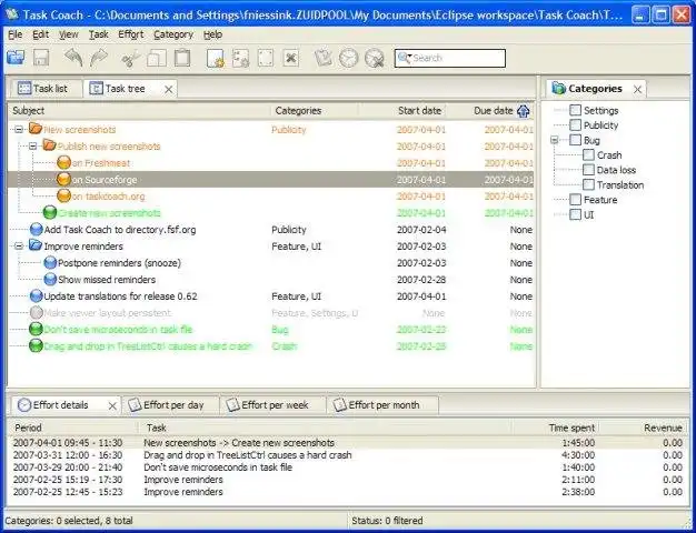 Download webtool of webapp Task Coach