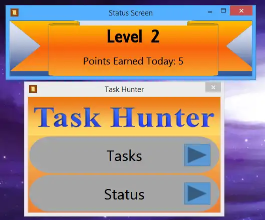 Download web tool or web app Task Hunter