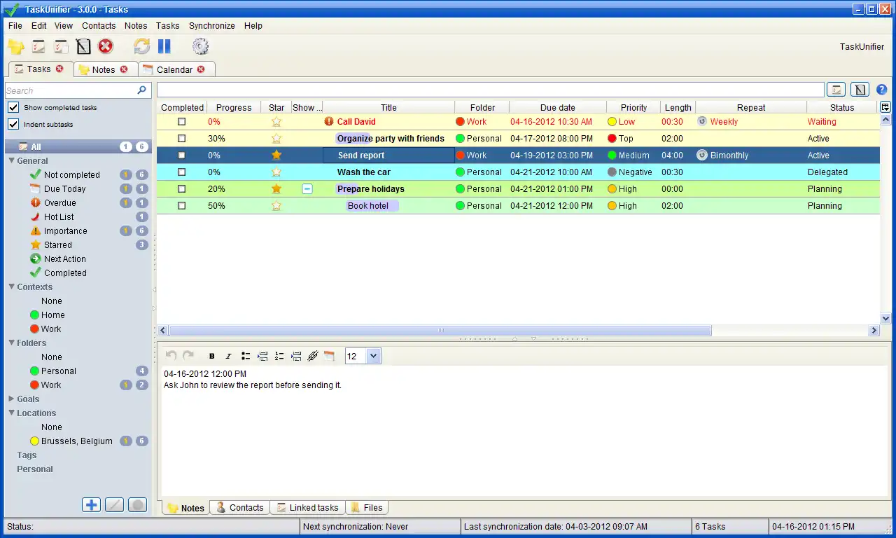 Download web tool or web app TaskUnifier