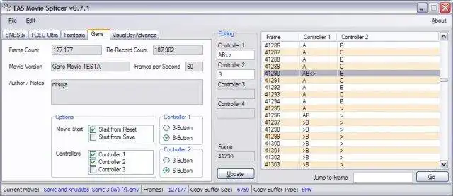 Descargue la herramienta web o la aplicación web TAS Movie Editor para ejecutar en Windows en línea sobre Linux en línea