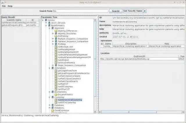 Download web tool or web app Taxy -cosy taxonomy