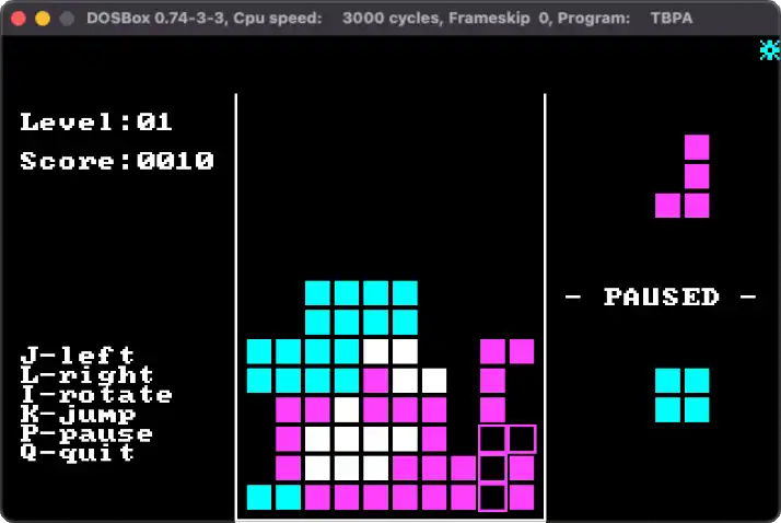 Download web tool or web app TBRICKS DOS 8086 with background music