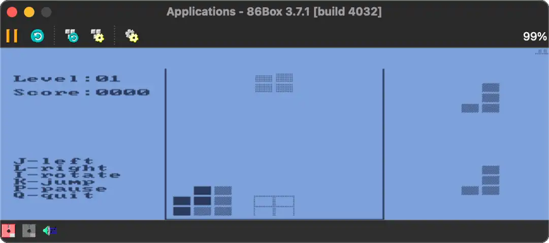 Laden Sie das Web-Tool oder die Web-App TBRICKS DOS 8086 mit Wiedergabemusik herunter