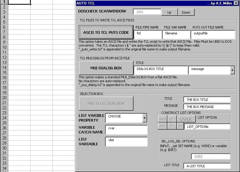 Faça o download da ferramenta da web ou do aplicativo da web TCL TK VBA escritor de código geológico