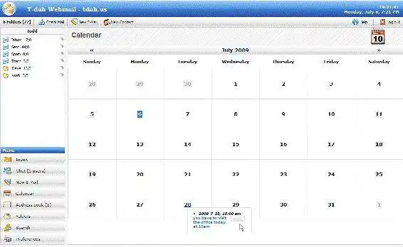 Download web tool or web app T-dah WebMail