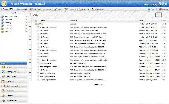Download web tool or web app T-dah WebMail
