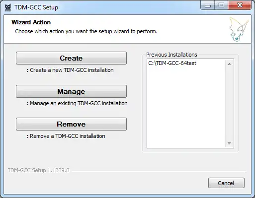 Download web tool or web app TDM-GCC MinGW Compiler