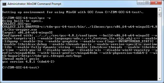 Télécharger l'outil Web ou l'application Web Compilateur TDM-GCC MinGW