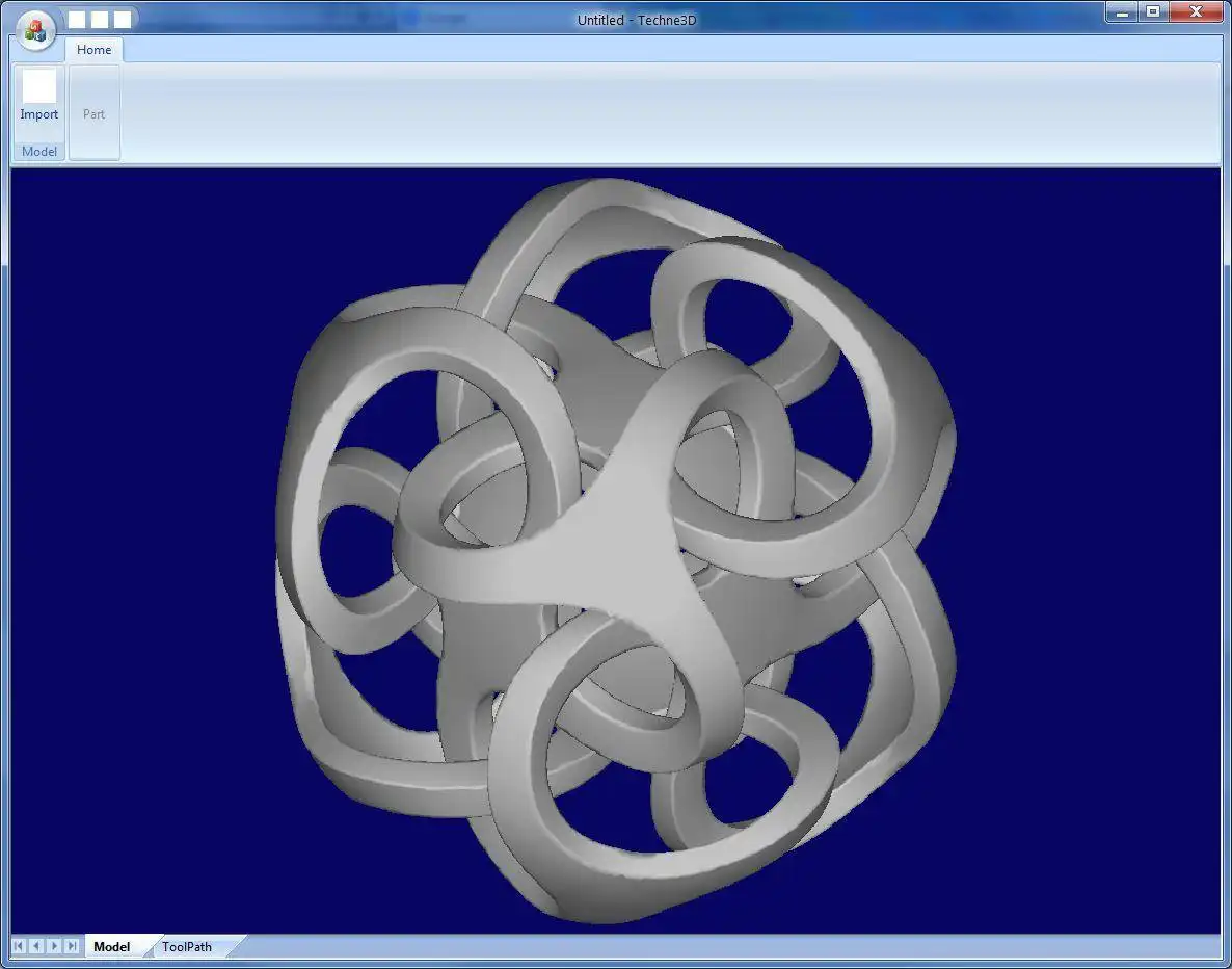 Téléchargez l'outil Web ou l'application Web Techne (R) 3D CAM pour l'exécuter sous Windows en ligne sur Linux en ligne