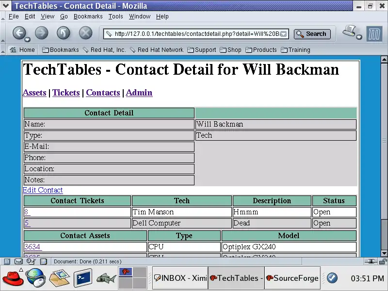 قم بتنزيل أداة الويب أو تطبيق الويب TechTables