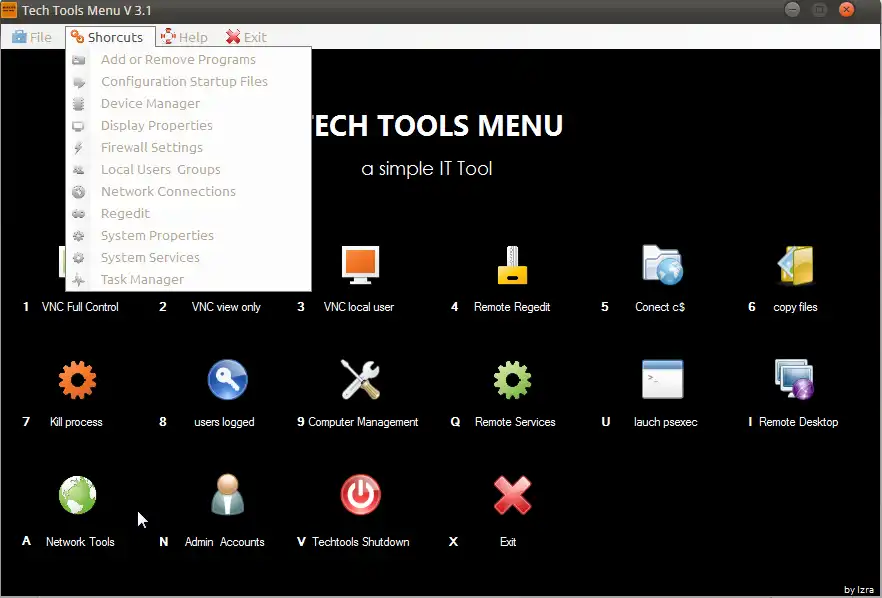 Download web tool or web app Tech Tools Menu