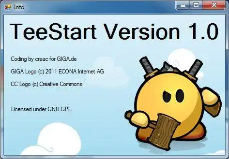 Download web tool or web app TeeStart to run in Windows online over Linux online