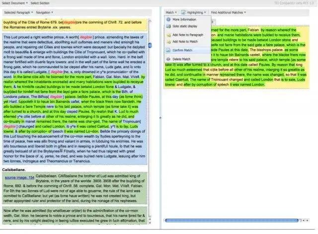 Web ツールまたは Web アプリ TEI Comparator をダウンロード