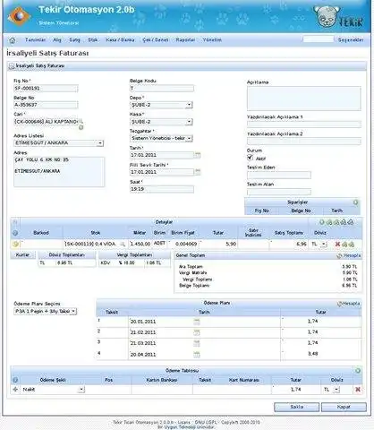 Télécharger l'outil Web ou l'application Web Tekir