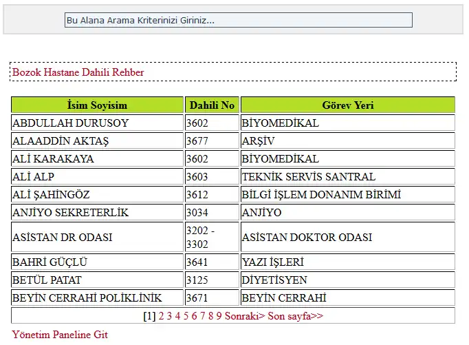 Unduh alat web atau aplikasi web Telefon Rehberi Scripti-v1