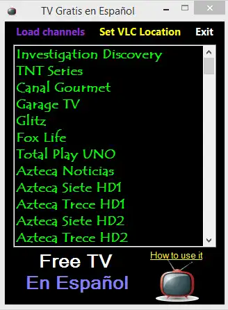 Unduh alat web atau aplikasi web Televisi Gratis / TV Gratis