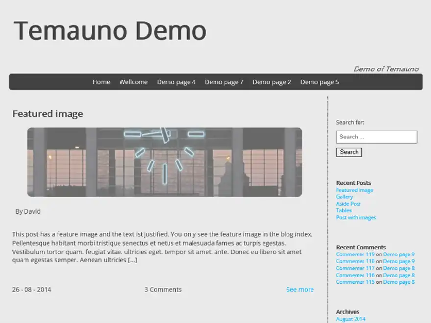 Загрузите веб-инструмент или веб-приложение Temauno для WordPress