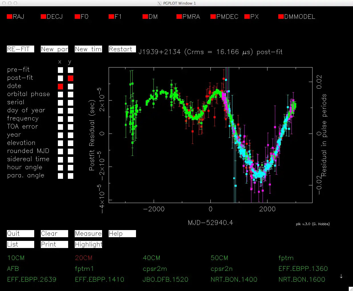 Download webtool of webapp Tempo2