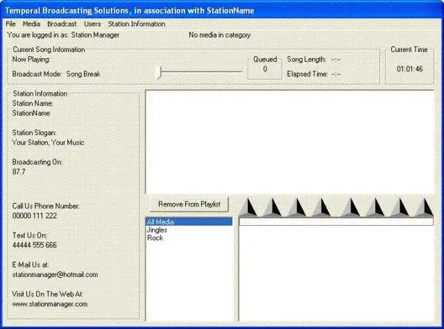 Download web tool or web app Temporal Broadcast