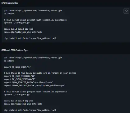 Faça o download da ferramenta da Web ou dos complementos do TensorFlow do aplicativo da Web