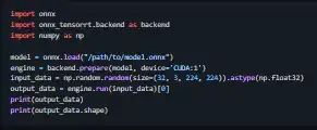 Download web tool or web app TensorRT Backend For ONNX