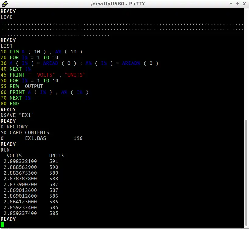 Download web tool or web app Terminal-BASIC