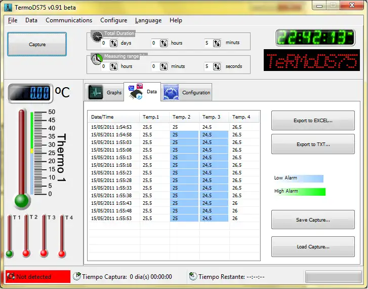 Download web tool or web app Termo ds75