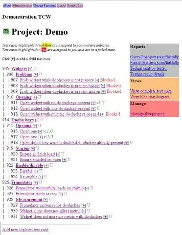 قم بتنزيل أداة الويب أو تطبيق الويب Test Case Web